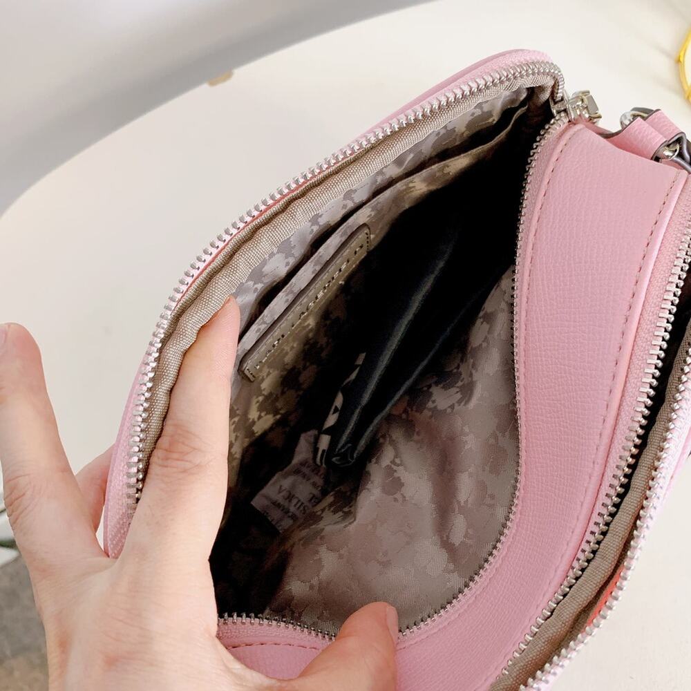 Karl Lagerfeld LH2ER9BJ MAYBELLE CAMERA CROSSBODY IN POWDER BLUSH - Picture 6 of 10